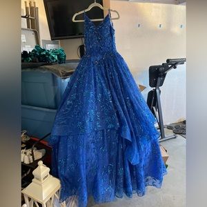Royal blue Quinceañera dress